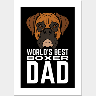 World's Best Boxer Dad Posters and Art